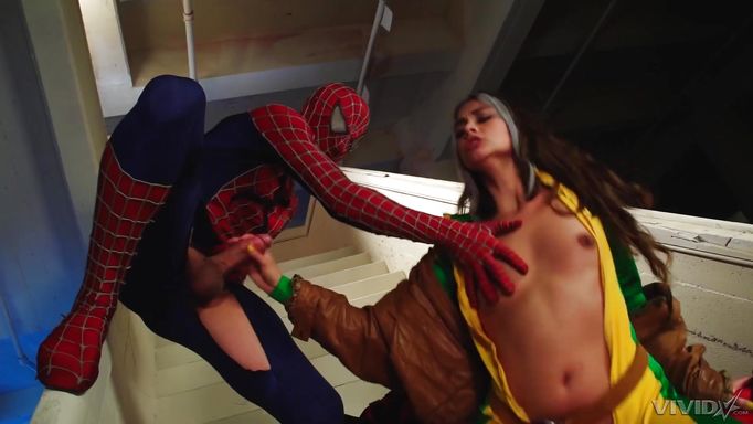 Deadpool And Spiderman Fight Crime And Fuck Pussies